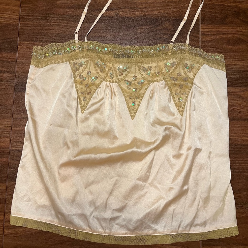True Vintage Moda International Victoria’s Secret Sequin Camisole